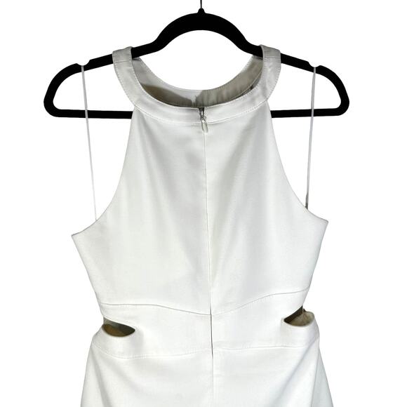 Likely Womens Isadora Cut Out Mini Dress White Size 12 Party Glam Clubwear Event - Picture 7 of 14